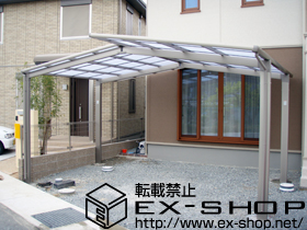 のカーポート レークポートシグマ? M合掌 積雪〜20cm対応 施工例