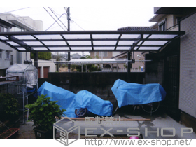 のサイクルポート・駐輪場 カーブポートシグマ? ミニ 積雪〜30cm対応 施工例