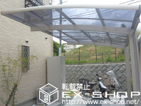 のカーポート レイナポート 単体 積雪〜20cm対応 施工例