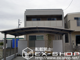 のカーポート カーブポートシグマ? ワイド 積雪〜20cm対応 施工例