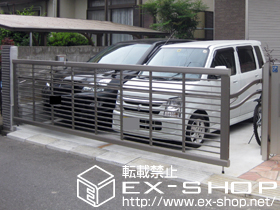 のカーゲート ワイドオーバードアR1型 電動式＜2モーター仕様＞ 施工例