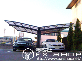 のカーポート カーブポートシグマIII Y合掌 積雪〜20cm対応 施工例