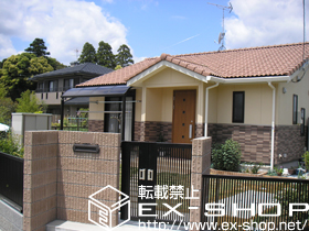 の門扉 シャレオR2型 親子仕様 柱使用タイプ 施工例