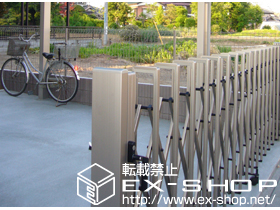 のカーゲート トリップゲート PC型 ノンレール 片開き 施工例