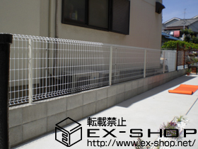 のフェンス・柵 イーネットフェンス 1F型 施工例