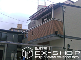 のバルコニー・ベランダ屋根 ライザーテラスII   R型 屋根タイプ 単体 積雪〜20cm対応 施工例