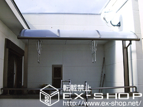 のバルコニー・ベランダ屋根 ライザーテラスII  Ｒ型 屋根タイプ 単体 積雪〜20cm対応 施工例