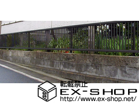 のフェンス・柵 プリレオR2型フェンス フリーポールタイプ 施工例