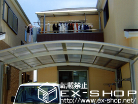 のバルコニー・ベランダ屋根 ヴェクターテラス R型 屋根タイプ 単体 積雪〜20cm対応 施工例
