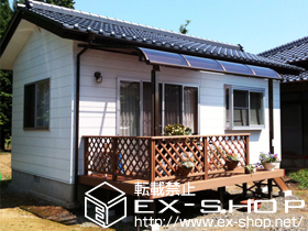 のテラス屋根 ライザーテラスII R型 テラスタイプ 単体 積雪〜20cm対応 施工例