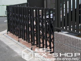 のカーゲート アルシャインII　H型　Aタイプ　角地タイプ 施工例