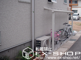 のテラス屋根 ヴェクターテラス F型 1500 テラスタイプ 単体 積雪〜50cm対応 施工例