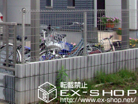 のフェンス・柵 イーネットフェンス1F型 施工例