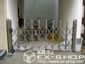 のカーゲート トリップゲート PB型 ノンレール 片開き 施工例