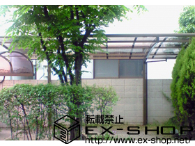 のカーポート カーブポートシグマIII 単体 積雪〜20cm対応 施工例