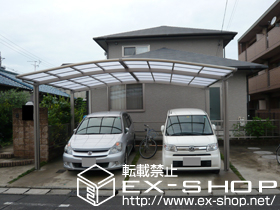 のカーポート カーブポートシグマIII ワイド　積雪〜20cm対応 施工例