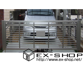 のカーゲート オーバードアR1型 手動式 施工例