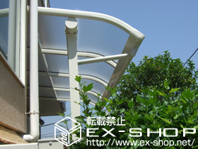 のテラス屋根 ヴェクターテラス R型 テラスタイプ 単体　積雪〜20cm対応 施工例