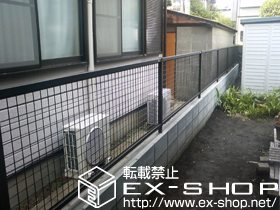 のフェンス・柵 プリレオR13型フェンス 間仕切りタイプ 施工例