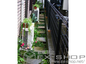 のフェンス・柵 イーネットフェンス1F型 自由柱タイプ 施工例