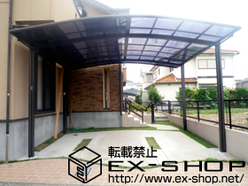 のカーポート カーブポートシグマ? ワイドタイプ 積雪〜20cm対応 施工例