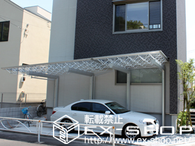 のカーポート M.シェード 延長タイプ 積雪〜20cm対応 施工例