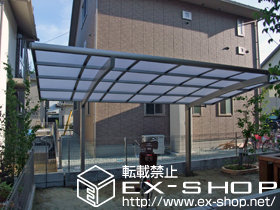 のカーポート カーブポートシグマIII 積雪〜20cm対応 施工例