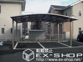 のカーポート カーブポートシグマIII ワイド 積雪〜20cm対応 施工例