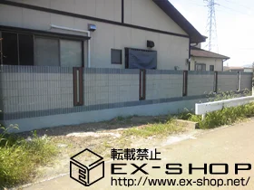LIXIL リクシル(TOEX)のフェンス・柵・塀 プレミエスフィックスフェンスX-TY型 縦使用 施工例