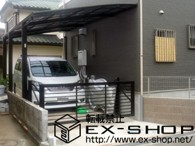 のカーポート ルーフポートシグマ? 延長タイプ 積雪〜20cm対応 施工例