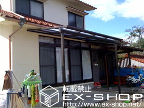 のテラス屋根 ライザーテラスII  F型 テラスタイプ 単体 積雪〜20センチ 施工例