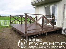 LIXIL ���N�V��(�g�X�e��)�̃E�b�h�f�b�L ���R�X�e�[�WII �P�́{�f�b�L�t�F���X �N���X�p�l�� �{�H��