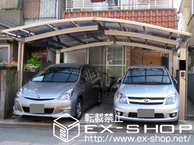 のカーポート カーブポートシグマIII M合掌タイプ 積雪〜20cm対応 施工例