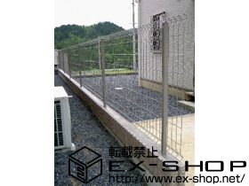 のフェンス・柵 FCS-61型フェンス≪フリーポール≫ 施工例