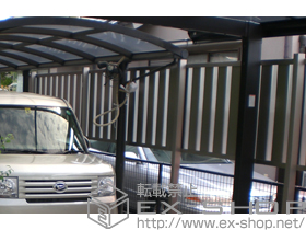 のフェンス・柵 ライフモダンII TP型フェンス アルミ多段柱II施工 施工例