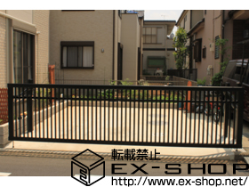 のカーゲート ワイドオーバードアR4型 手動式 施工例