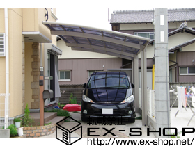のカーポート カーブポートシグマIII 延長タイプ 積雪〜20cm対応 施工例