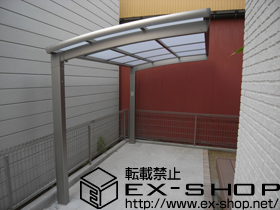 のサイクルポート・駐輪場 カーブポートシグマIII ミニ 積雪〜30cm対応 施工例