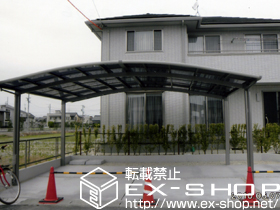 のカーポート カーブポートシグマIII ワイド 積雪〜20cm対応 施工例