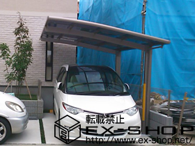 のカーポート カーブポートシグマ? レギュラータイプ 積雪〜20cm対応 施工例