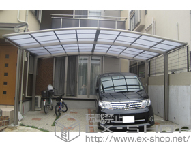 のカーポート カーブポートシグマIII ワイド 積雪〜20cm対応 施工例