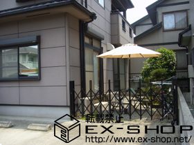 のカーゲート トリップゲート PA型 ノンレール 片開き 施工例