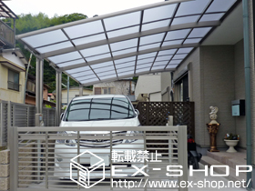 のカーポート ルーフポートシグマIII 延長 積雪〜30ｃｍ対応 施工例