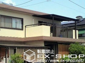 のバルコニー・ベランダ屋根 ヴェクターF型 屋根タイプ 単体 積雪〜20cm対応 施工例