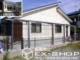 のカーポート プレシオスポート 縦連棟タイプ 積雪〜20cm対応 施工例