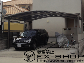 のカーポート カーブポートシグマ? ワイド 積雪〜20cm対応 施工例