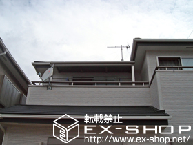 のバルコニー・ベランダ屋根 プレシオステラス R型 屋根タイプ 単体　積雪〜20cm対応 施工例