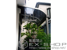 のテラス屋根 ライザーテラスII R型 テラスタイプ 単体　積雪〜20cm対応 施工例