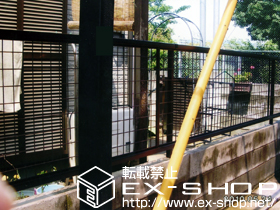 のフェンス・柵 レスティナメッシュフェンス2型≪フリーポール≫ 施工例