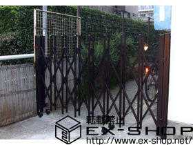 のカーゲート トリップゲート PA型 ノンレール 片開き 施工例